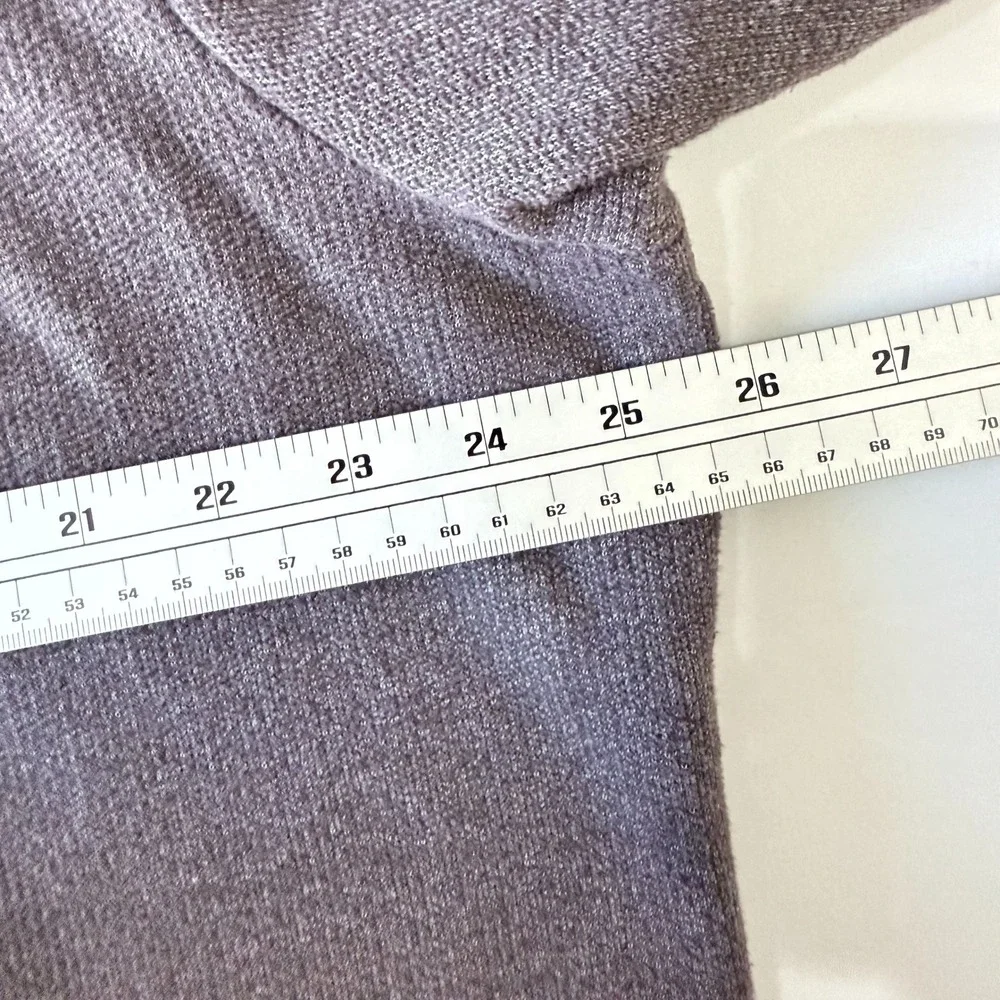 Columbia‎ Mens XL Quarter Zip Pullover Sweater Heathered Purple Gray Mock Neck